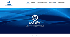 Desktop Screenshot of maver.com.mx